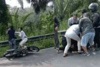 Kronologi Video Viral Penangkapan Begal di Jalan Lintas Bengkulu – Linggau