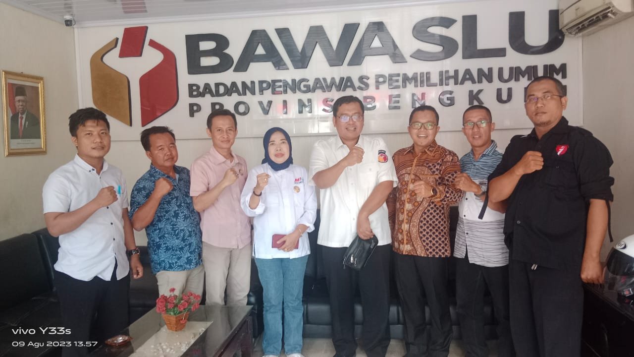 DPW MIO Indonesia Silaturahmi ke Bawaslu Provinsi Bengkulu