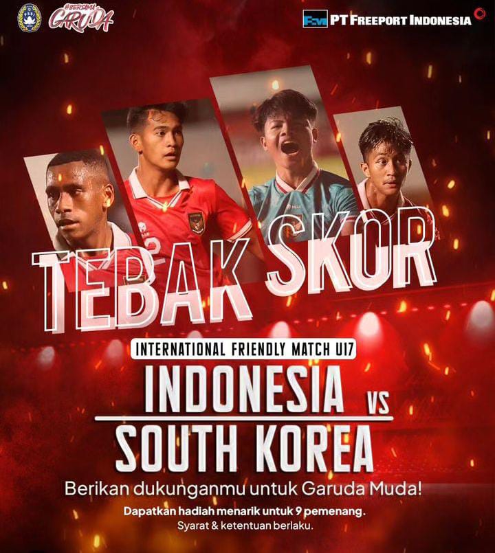 Jadwal dan Link Siaran Langsung Timnas Indonesia U-17 vs Korea Selatan U-17