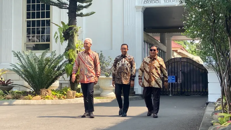 Tiga Calon Presiden Diundang Jokowi ke Istana Merdeka
