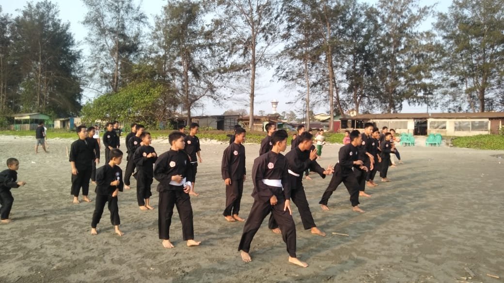 Perguruan Pencak Silat Satria Sejati Bengkulu Ujian Kenaikan Tingkat Bagi Siswa
