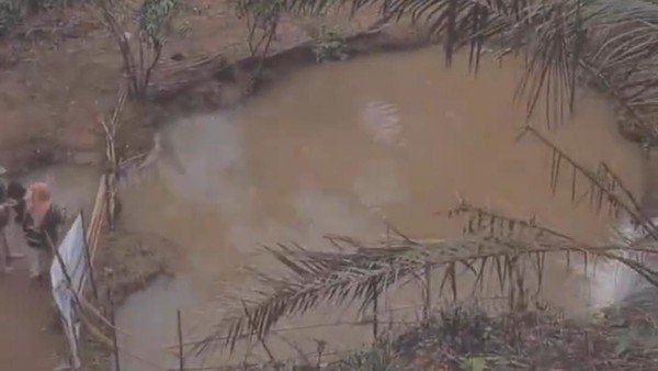 Air Telaga Biru di Bengkulu Berubah Jadi Cokelat