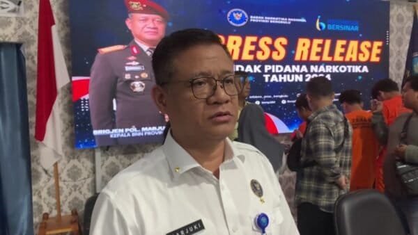 BNNP Bengkulu Ungkap Dua Cakada Konsumsi Benzodiazepin