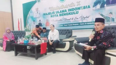 MUI Kota Bengkulu Bahas Problematika Umat di Era Digital dalam Mudzakarah X