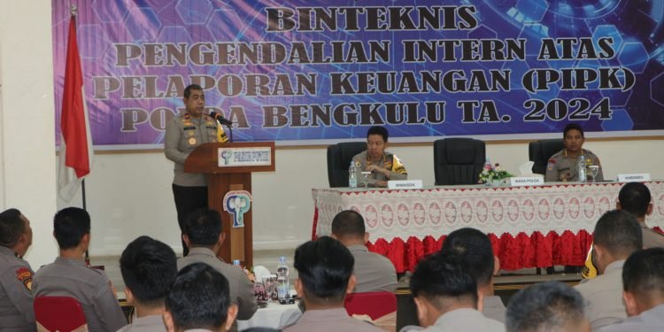 Wakapolda Bengkulu Buka Bimteknis Pengendalian Keuangan