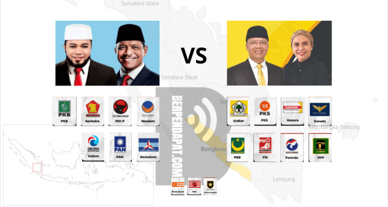 Peta Politik Bengkulu, Suara Partai Pendukung