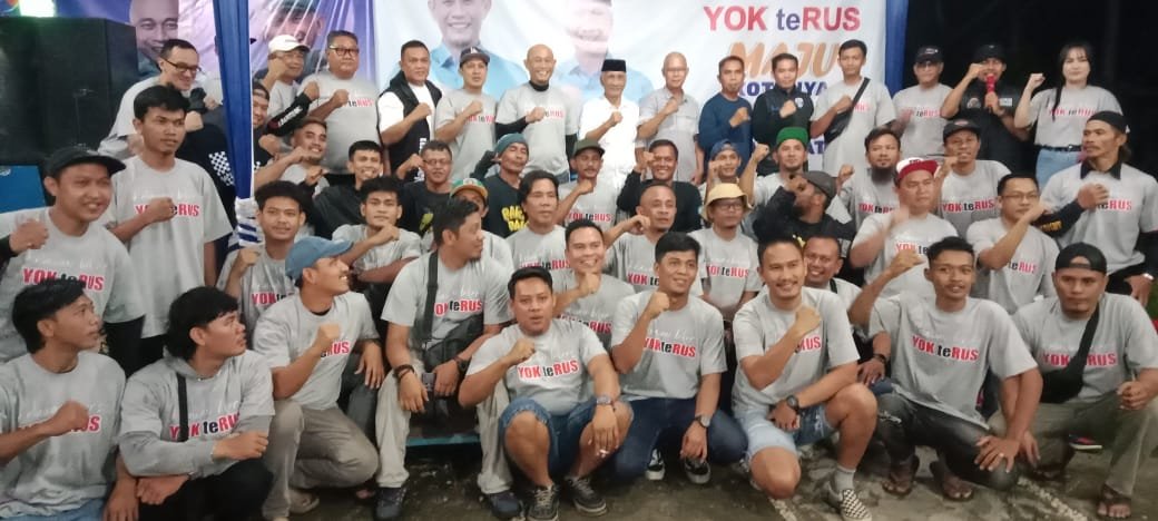 Relawan Biker's Gass Poll Hantarkan Yoppy Karim Jadi Walikota Lubuklinggau