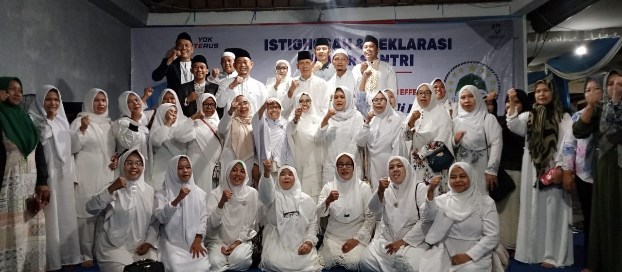 Yoppy-Rustam Gelar Istighosah dan Deklarasi Bersama Laskar Santri Lubuk Linggau