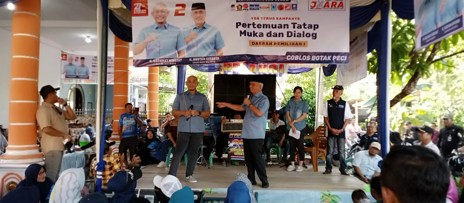 Kampanye Yoppy-Rustam di Lubuk Tanjung Disambut Antusias, Fokus pada Kesejahteraan Merata