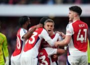 Arsenal vs Leicester, Leandro Trossard Bawa Arsenal Menang 4-2