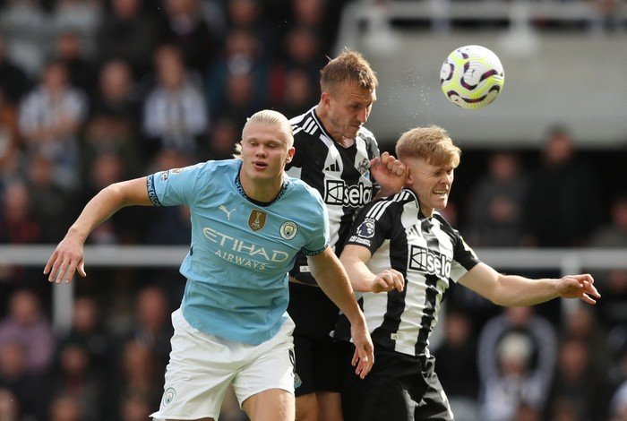 Newcastle United vs Manchester City, Hasil Imbang di St. James' Park