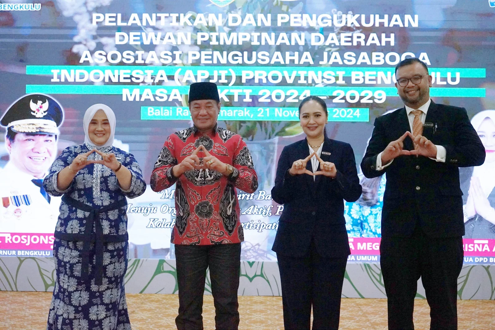 APJI Bengkulu Dilantik, Rosjonsyah Optimis Dorong Sektor Jasaboga