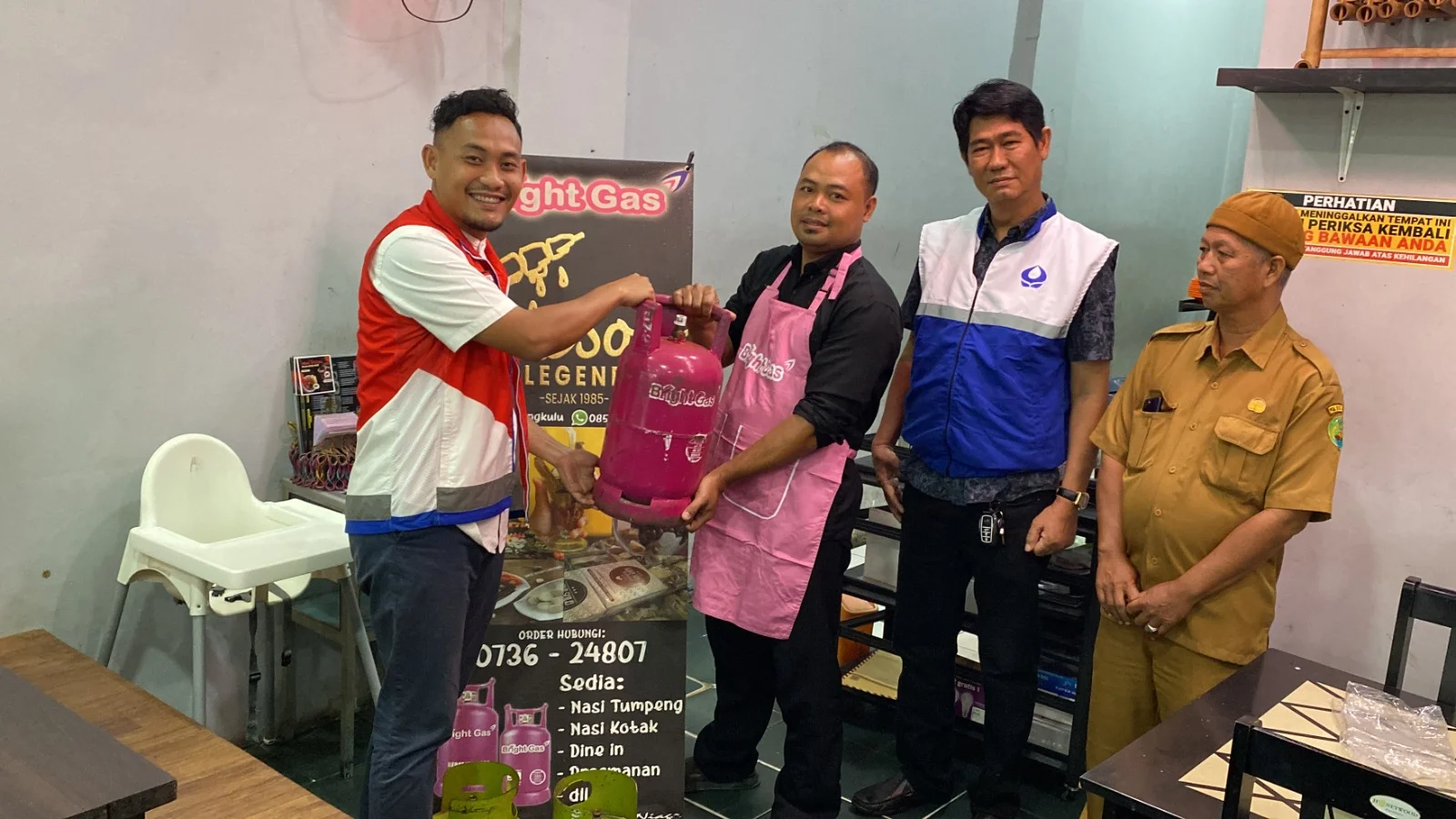 Sidak LPG 3 Kg di Bengkulu, Pertamina dan Disperindag Dorong Penggunaan LPG Non Subsidi