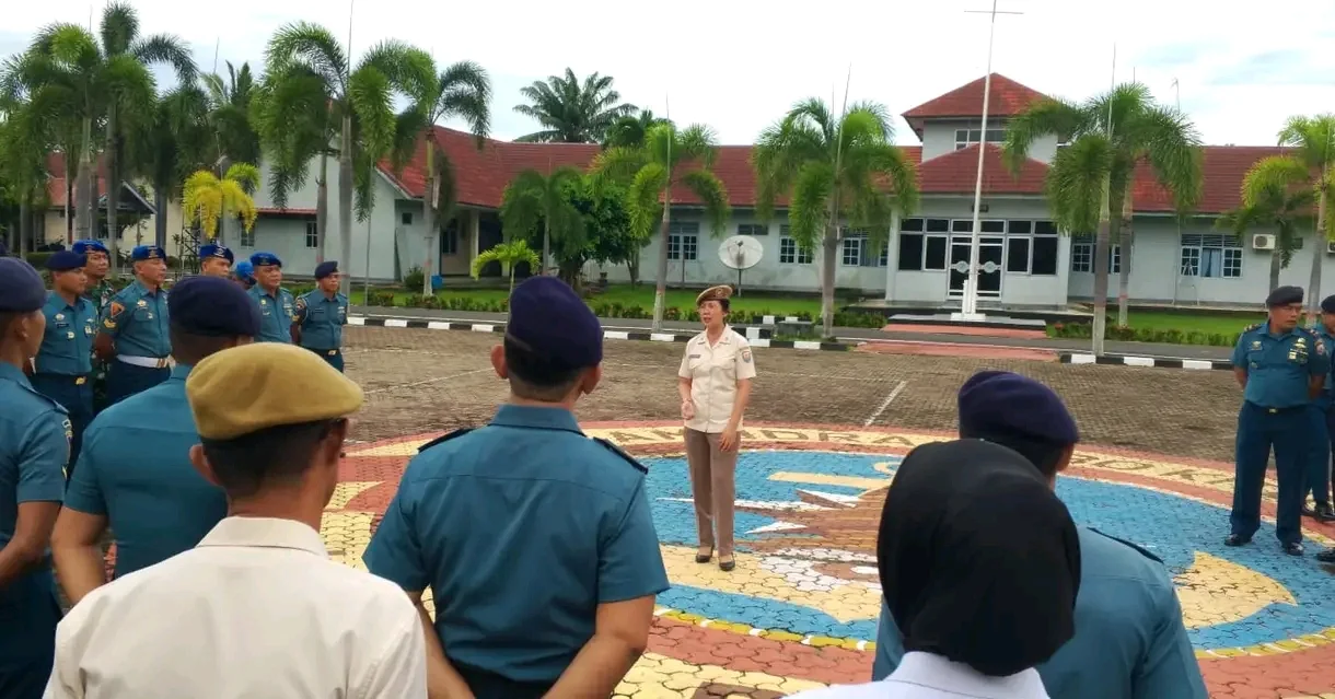 Lanal Bengkulu Gelar Sosialisasi Human Metapneumovirus untuk Jaga Kesehatan Personel