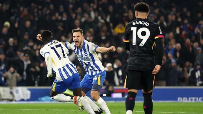 Chelsea Kalah Telak di Markas Brighton