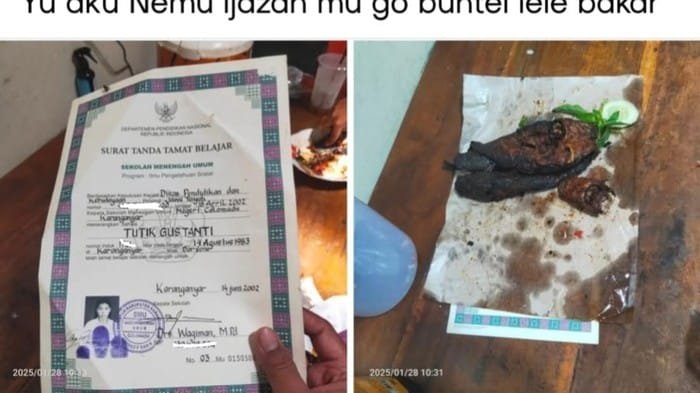 Heboh! Ijazah SMAN Colomadu Jadi Bungkus Lele Bakar, Begini Penjelasannya