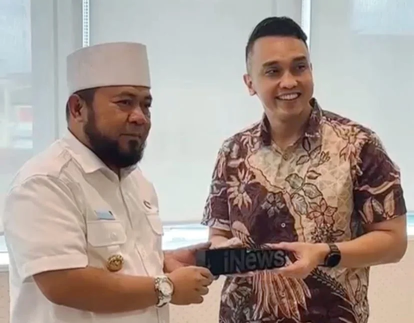 Gubernur Helmi Hasan Jalin Kerja Sama dengan iNews