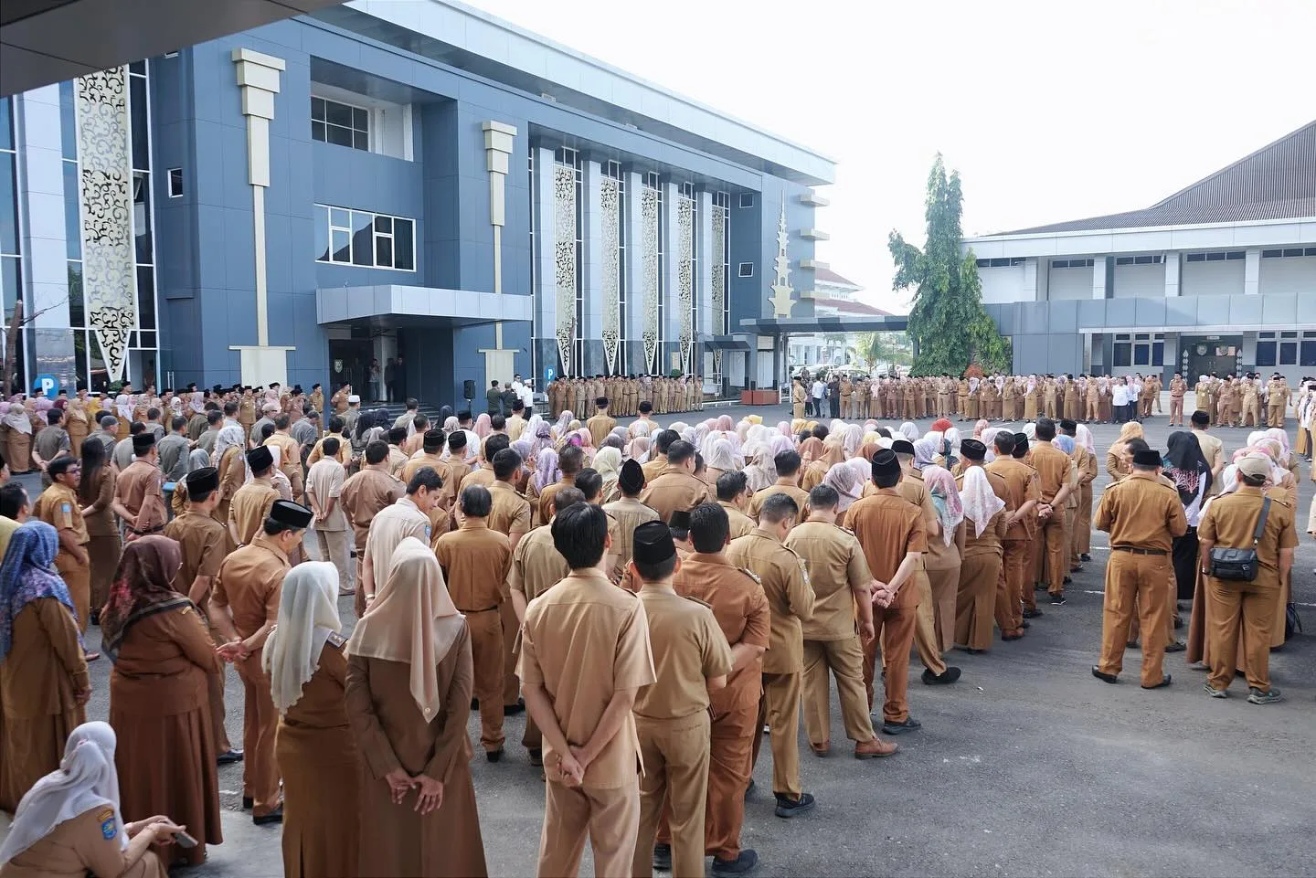 Apel Perdana Pemprov Bengkulu, Halal Bihalal dan Sidak ASN