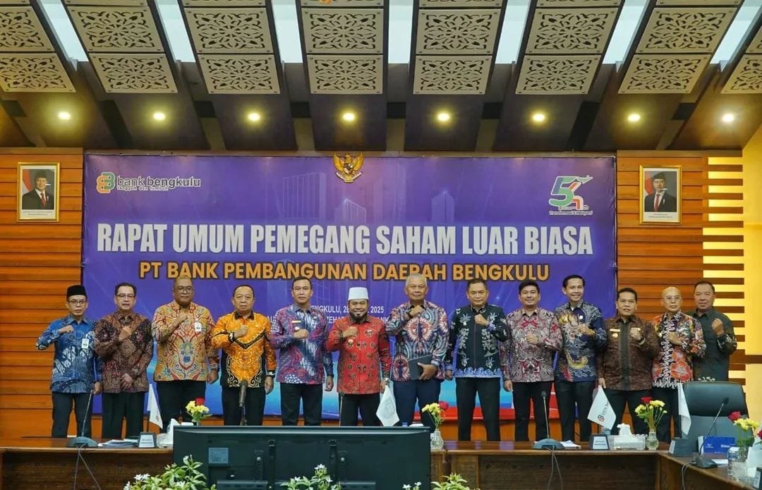Gubernur Bengkulu Pimpin RUPS Luar Biasa Bank Bengkulu, Percepat Proses Pengisian Kursi Pimpinan