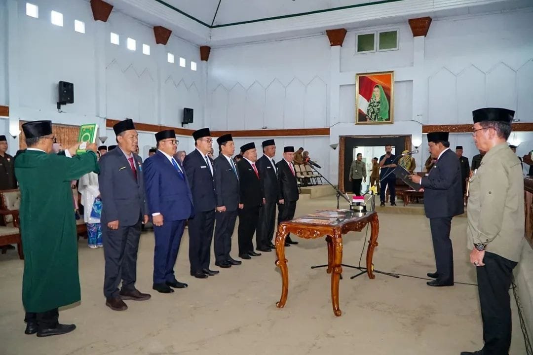 Ini 7 Pejabat Baru yang Dilantik Wagub Mian untuk Percepat Pembangunan Bengkulu