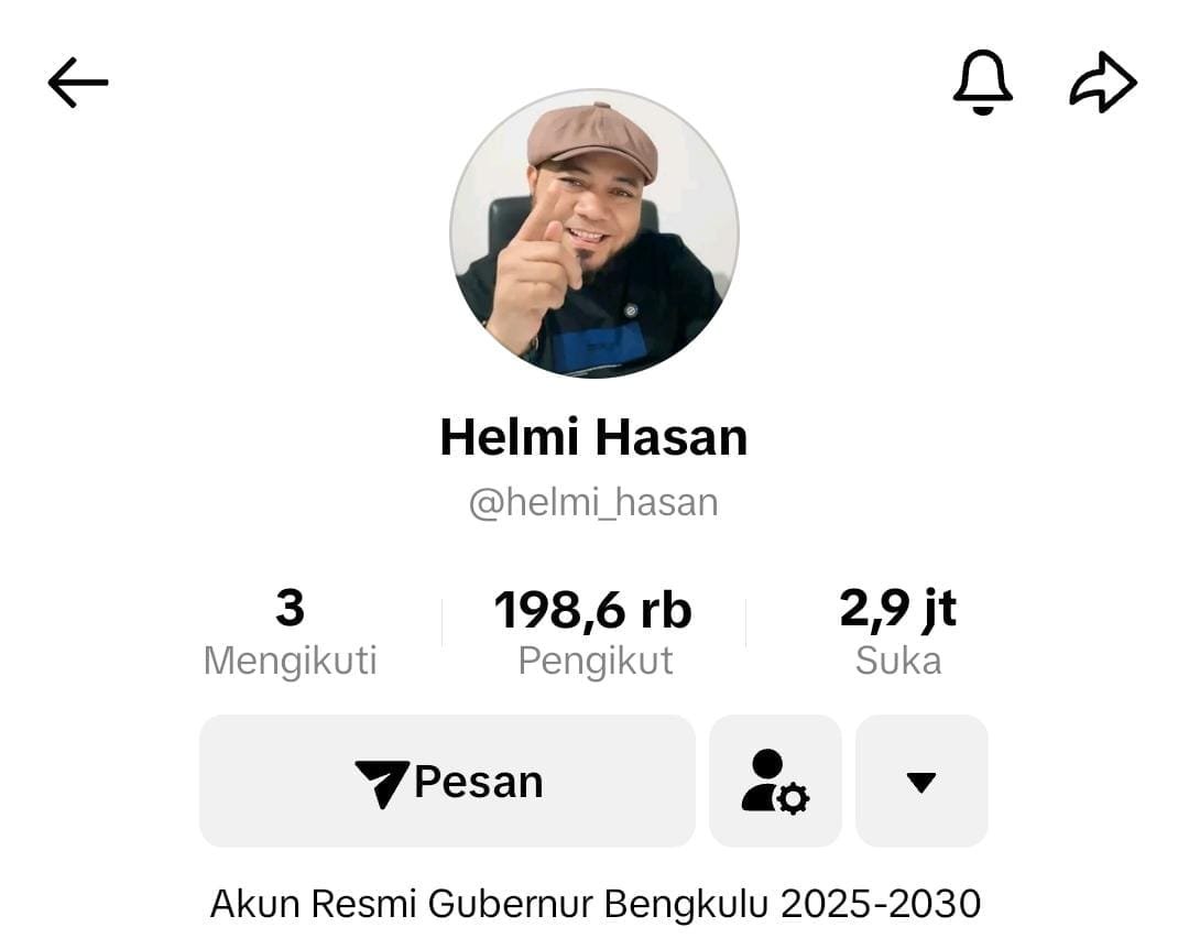 Dikritik Banyak Omong di TikTok, Ini Jawaban Tegas Gubernur Helmi Hasan