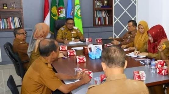 Sekda Pimpin Rapat Tindak Lanjut Pembentukan PD Pasar Kota Lubuk Linggau