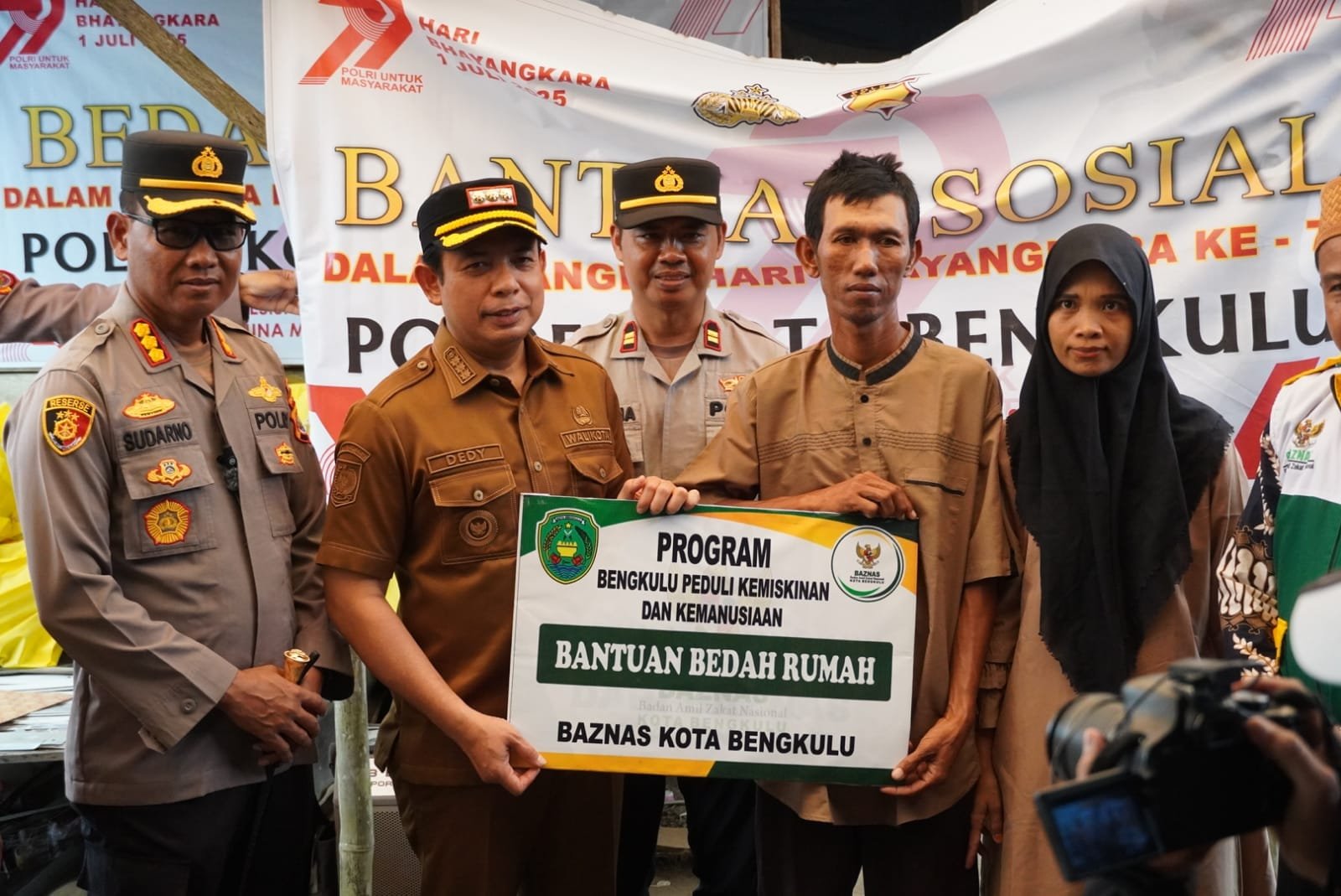 Sinergi Polri dan Pemerintah Kota Bengkulu Berikan Hunian Layak Bagi Masyarakat