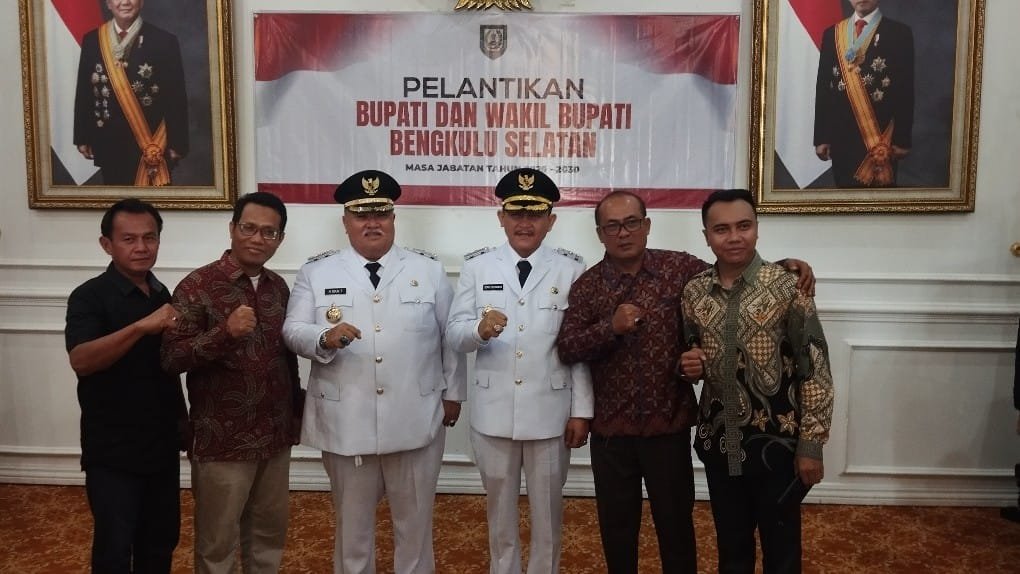 Gubernur Helmi Hasan Lantik Bupati dan Wakil Bupati Bengkulu Selatan, Ajak Bangun Daerah Tanpa Dendam