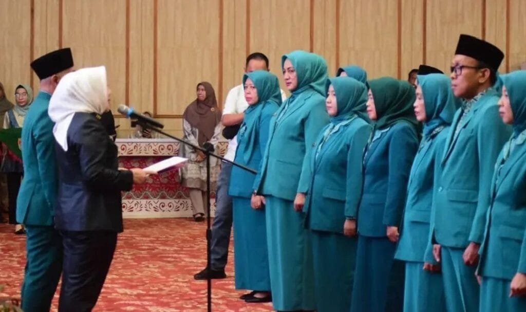 Bupati Musi Rawas Lantik Pengurus PKK, GOW, dan Posyandu untuk Pemberdayaan Perempuan dan Keluarga