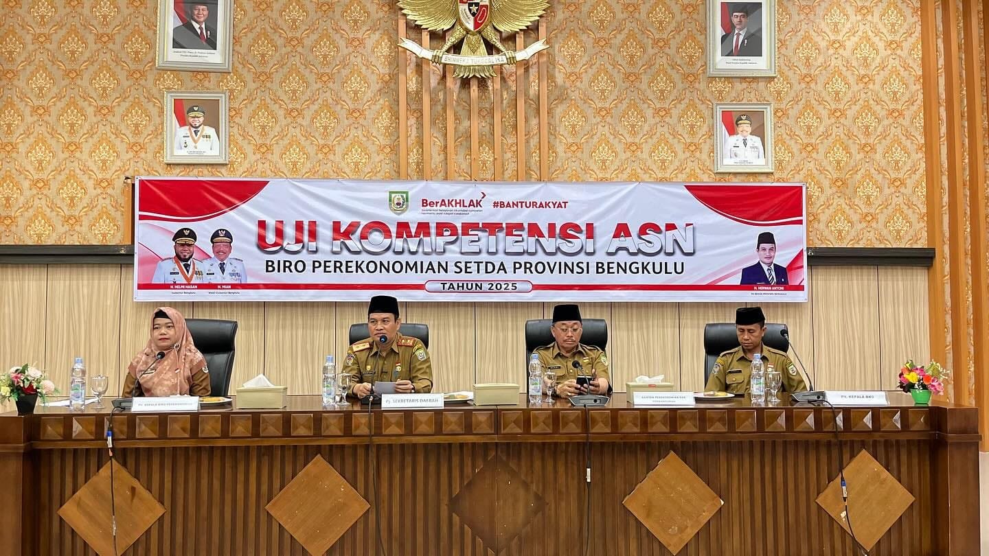 Pemerintah Provinsi Bengkulu Gelar Uji Kompetensi ASN di Biro Perekonomian