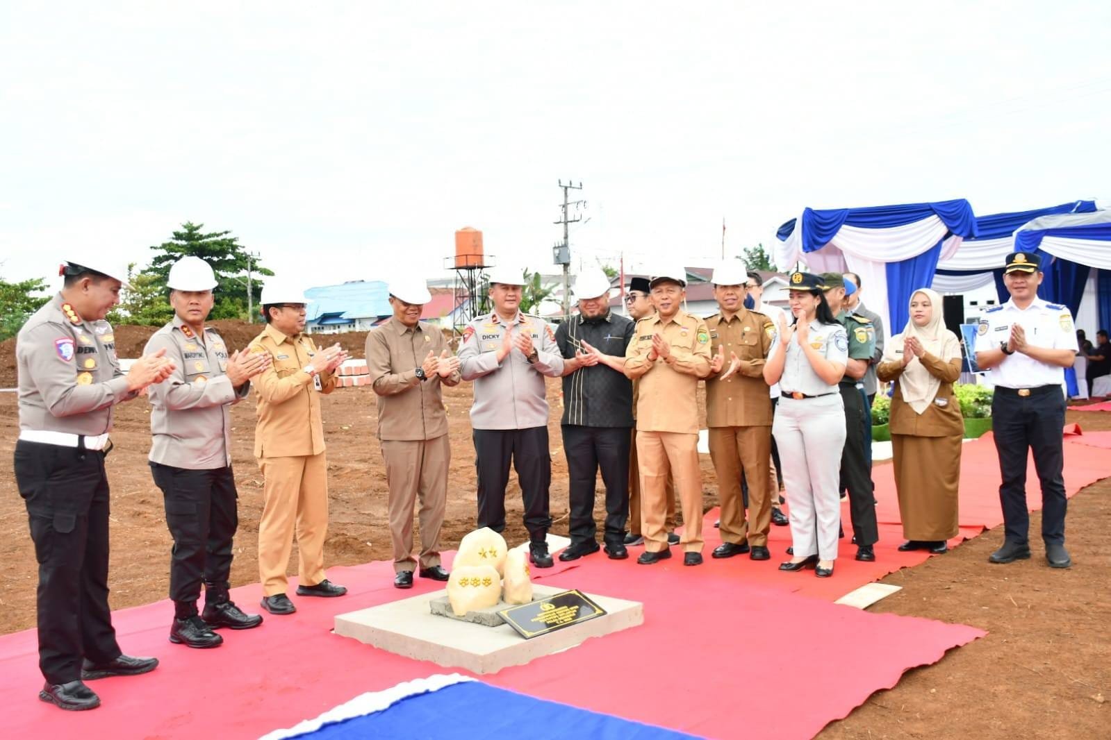Pembangunan Gedung BPKB Prototipe Ditlantas Polda Bengkulu Dimulai