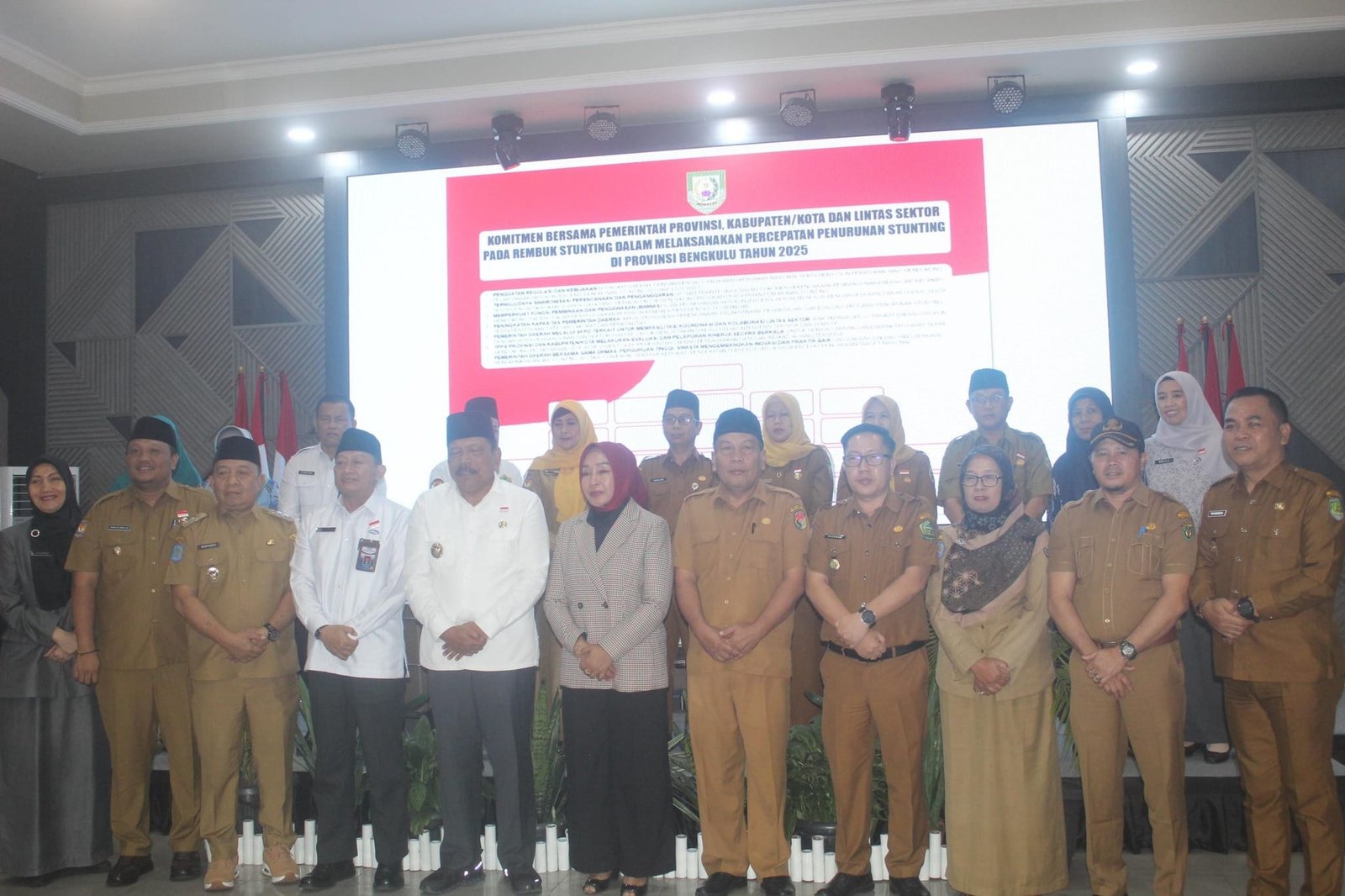 Wakil Bupati Tarmizi Hadiri Rembuk Stunting Provinsi Bengkulu 2025, Dukung Program Makan Bergizi Gratis