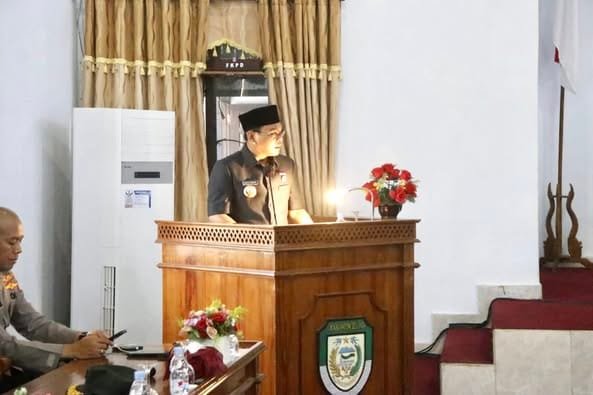 Bupati Seluma Hadiri Rapat Paripurna Bahas RPJMD 2025-2029