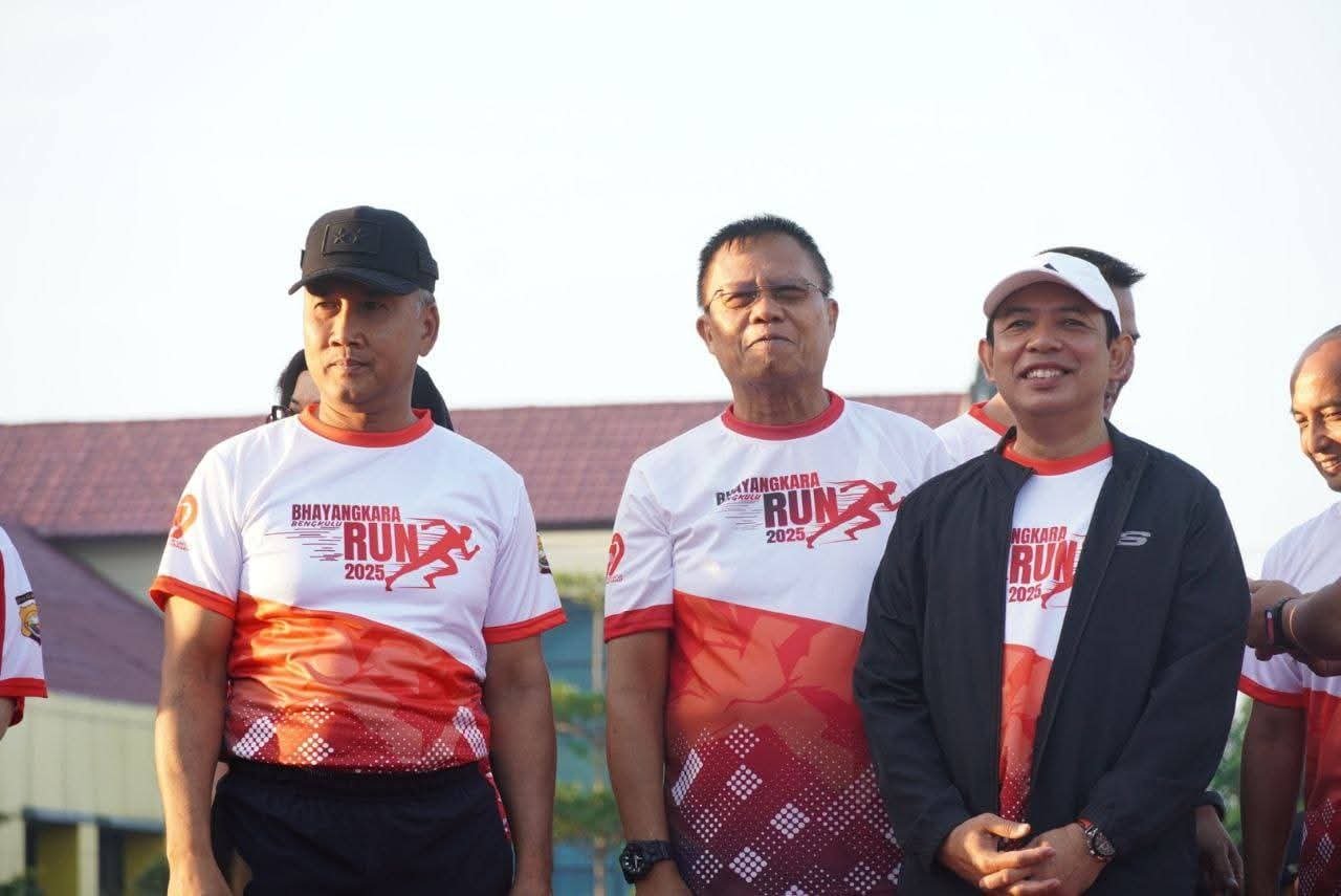 Wali Kota Dedy Wahyudi Hadiri Bhayangkara Bengkulu Run 2025, Apresiasi Event yang Tarik Wisatawan