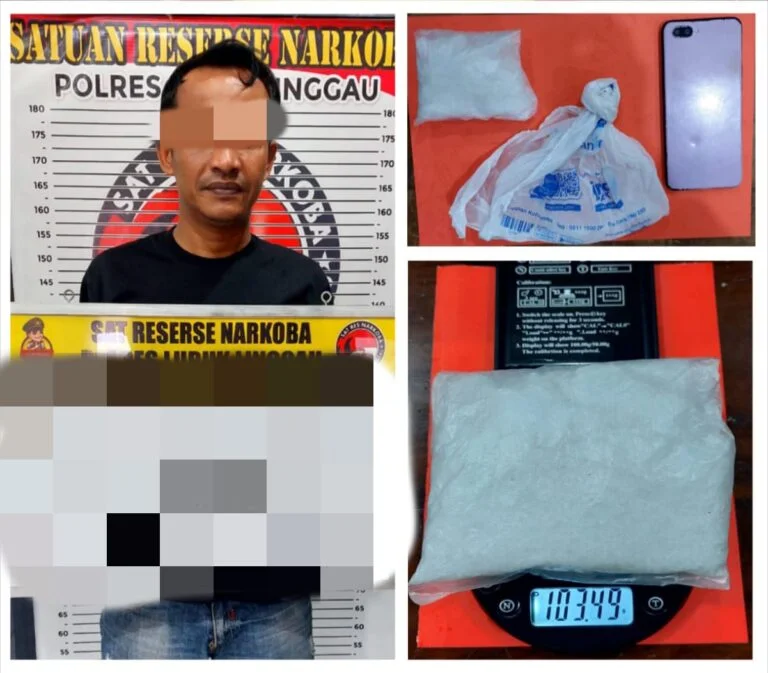 Polres Lubuk Linggau Ungkap Peredaran Narkotika, Amankan Tersangka dengan 103,49 Gram Sabu