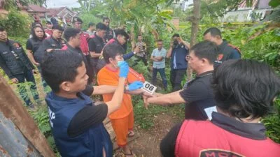 Polres Lubuk Linggau Gelar Rekonstruksi Kasus Pembunuhan di Kelurahan Batu Urip Taba