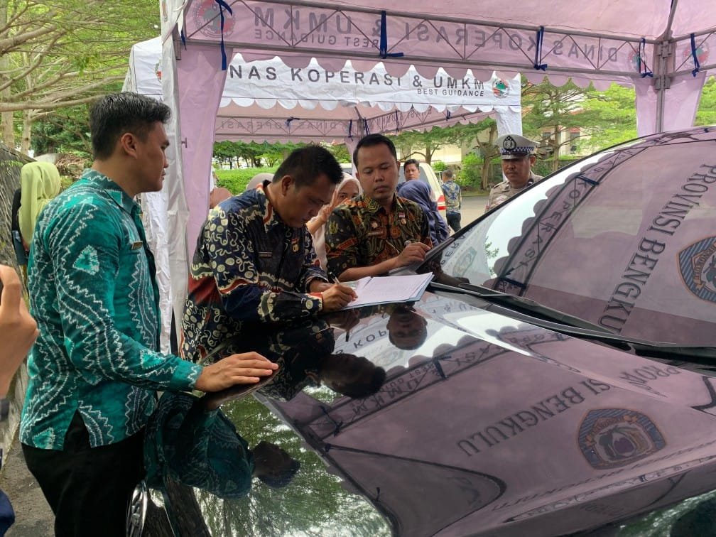 Genjot PAD Provinsi, Pemprov Bengkulu Periksa Pajak Puluhan Kendaraan Dinas