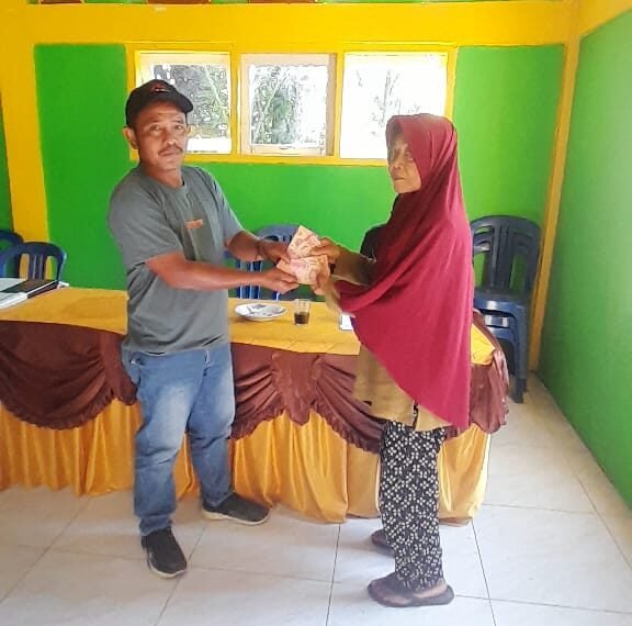 Pemdes Lubuk Saung Salurkan BLT Tahap Dua, Tiga Bulan Sekaligus