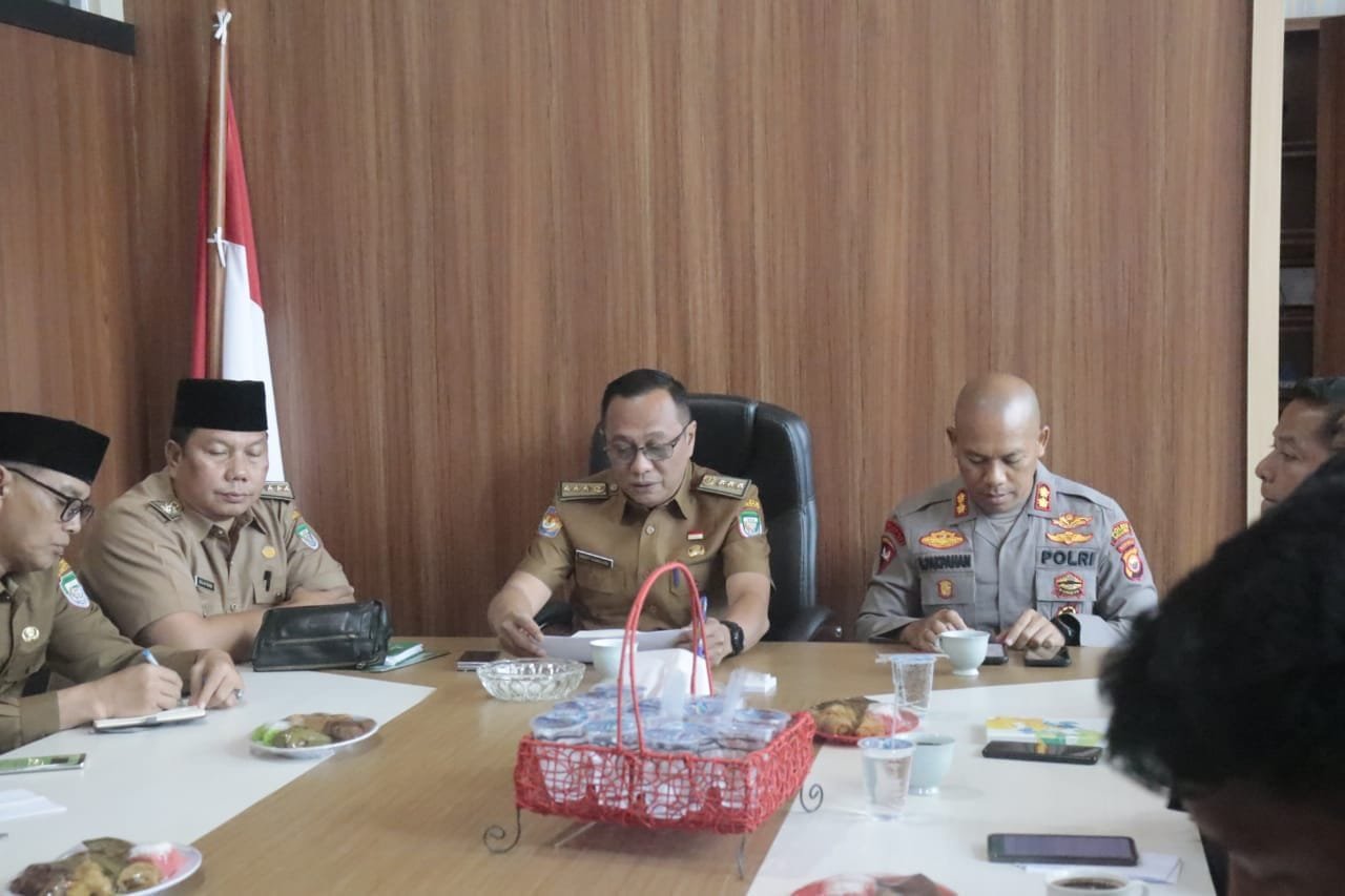 Pj. Sekda Kabupaten Seluma Pimpin Rapat Lanjutan Terkait Eks HGU Sahabudin