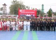 Wali Kota Rachmat Hidayat Hadiri Upacara Penurunan Bendera HUT RI ke-80 di Lubuk Linggau
