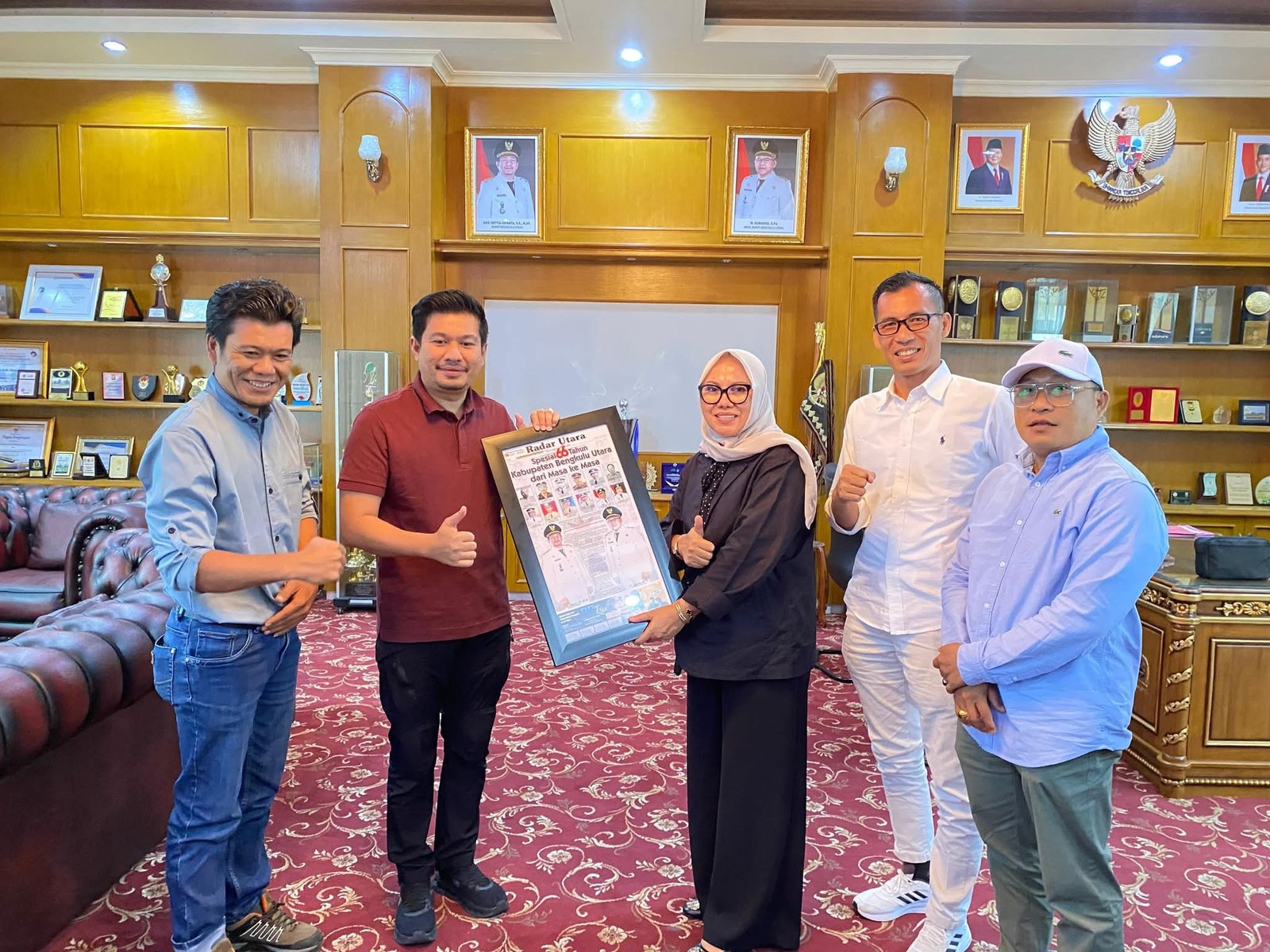 Perkuat Sinergi Pemerintah dan Pers, Bupati Bengkulu Utara Audiensi Bersama Rakyat Bengkulu Media Grup