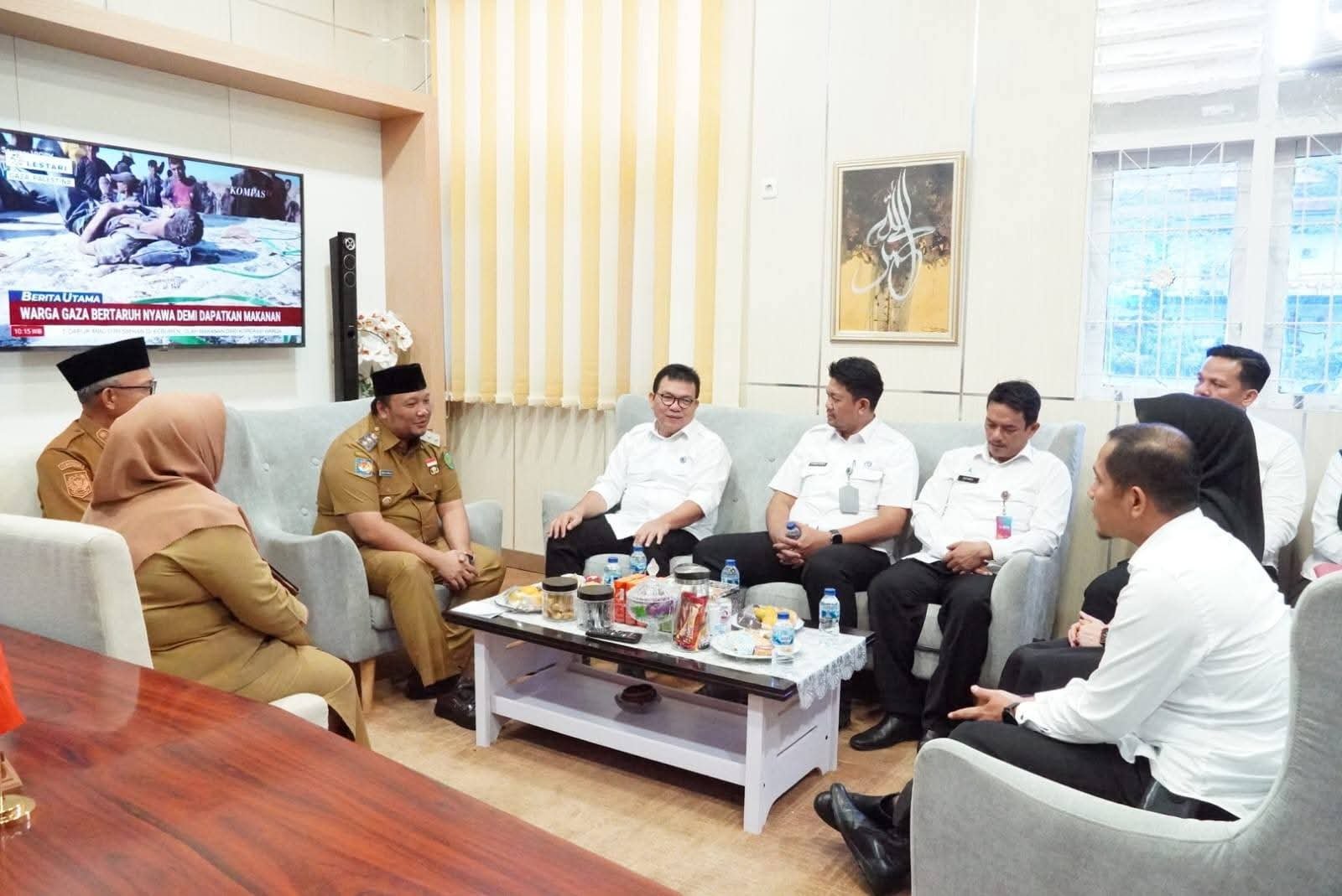 Perkuat Sinergi Hukum dan HAM, Kakanwil Kemenkumham Audiensi ke Pemkot Bengkulu