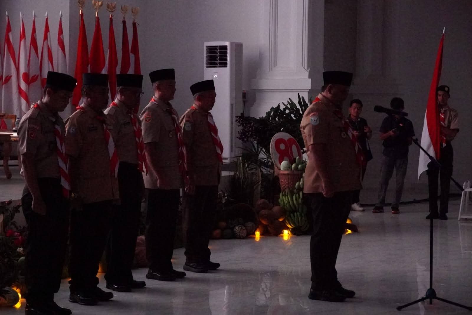 Wakil Wali Kota Bengkulu Ronny PL Tobing Pimpin Ulang Janji dan Renungan Hari Pramuka ke-64