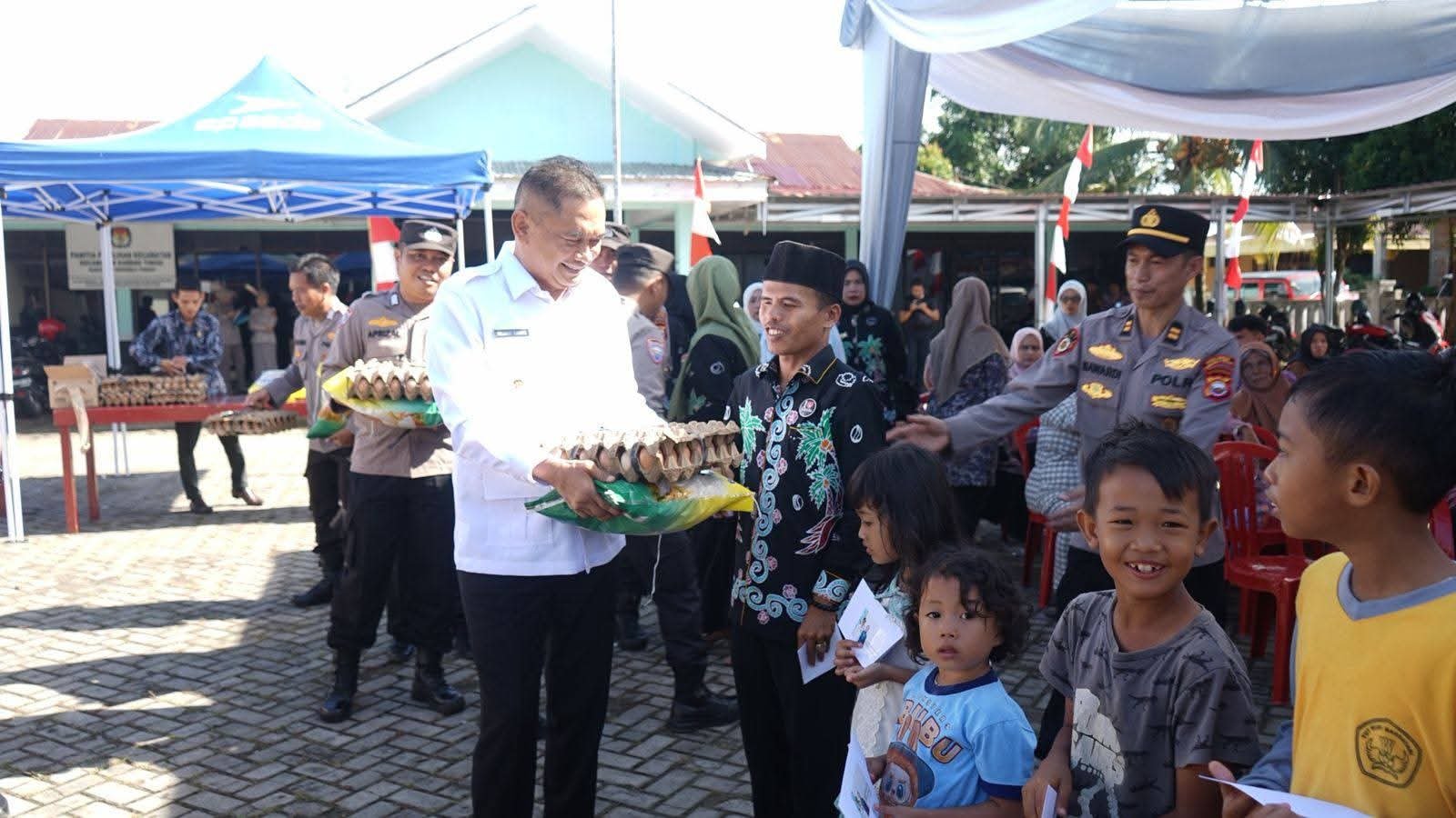 Polres Bengkulu Tengah Gelar Bazar Murah GPM 2025, Harga Beras dan Pangan Terjangkau