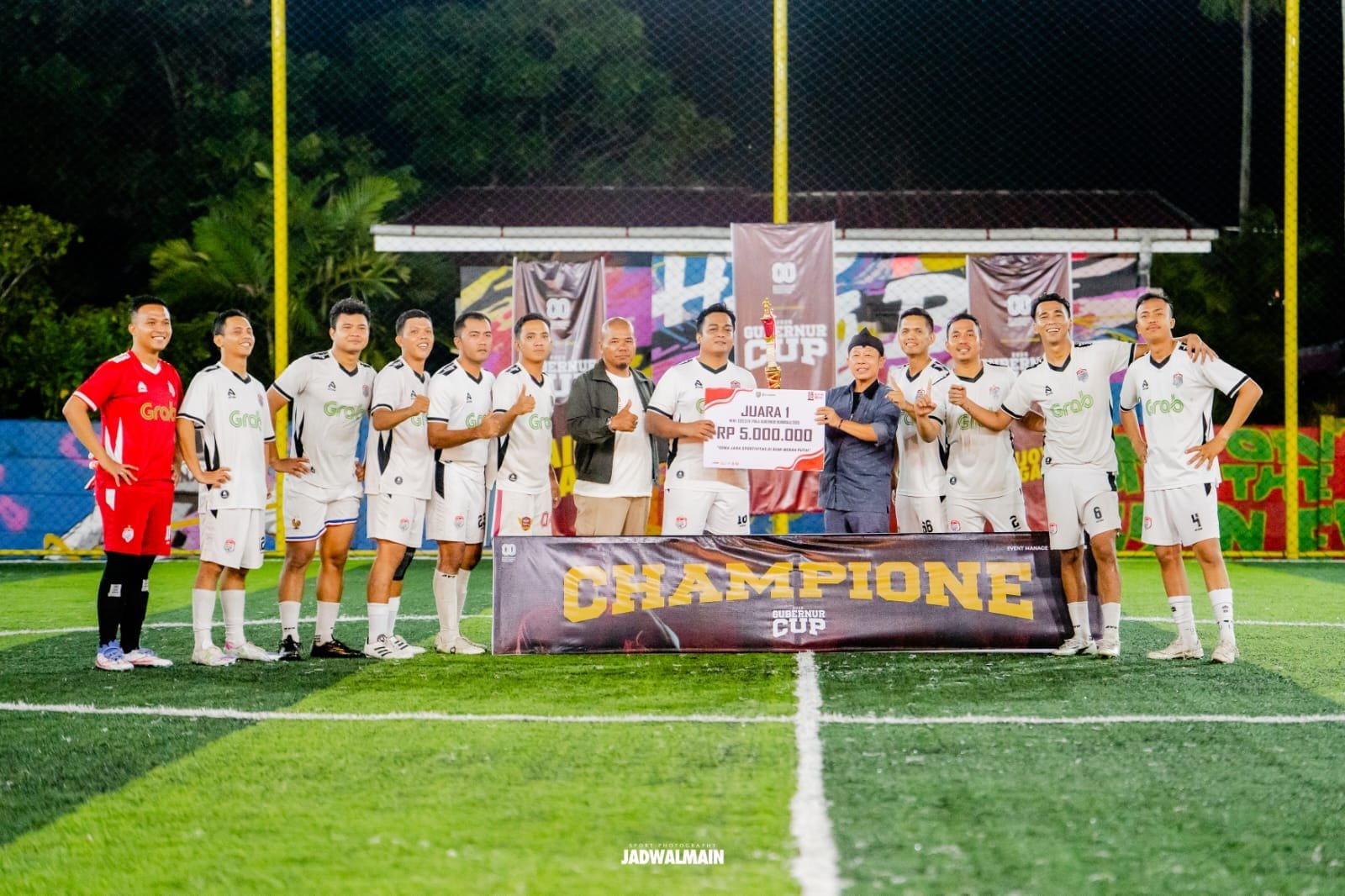 Polda Bengkulu Juara Turnamen Mini Soccer Piala Gubernur 2025