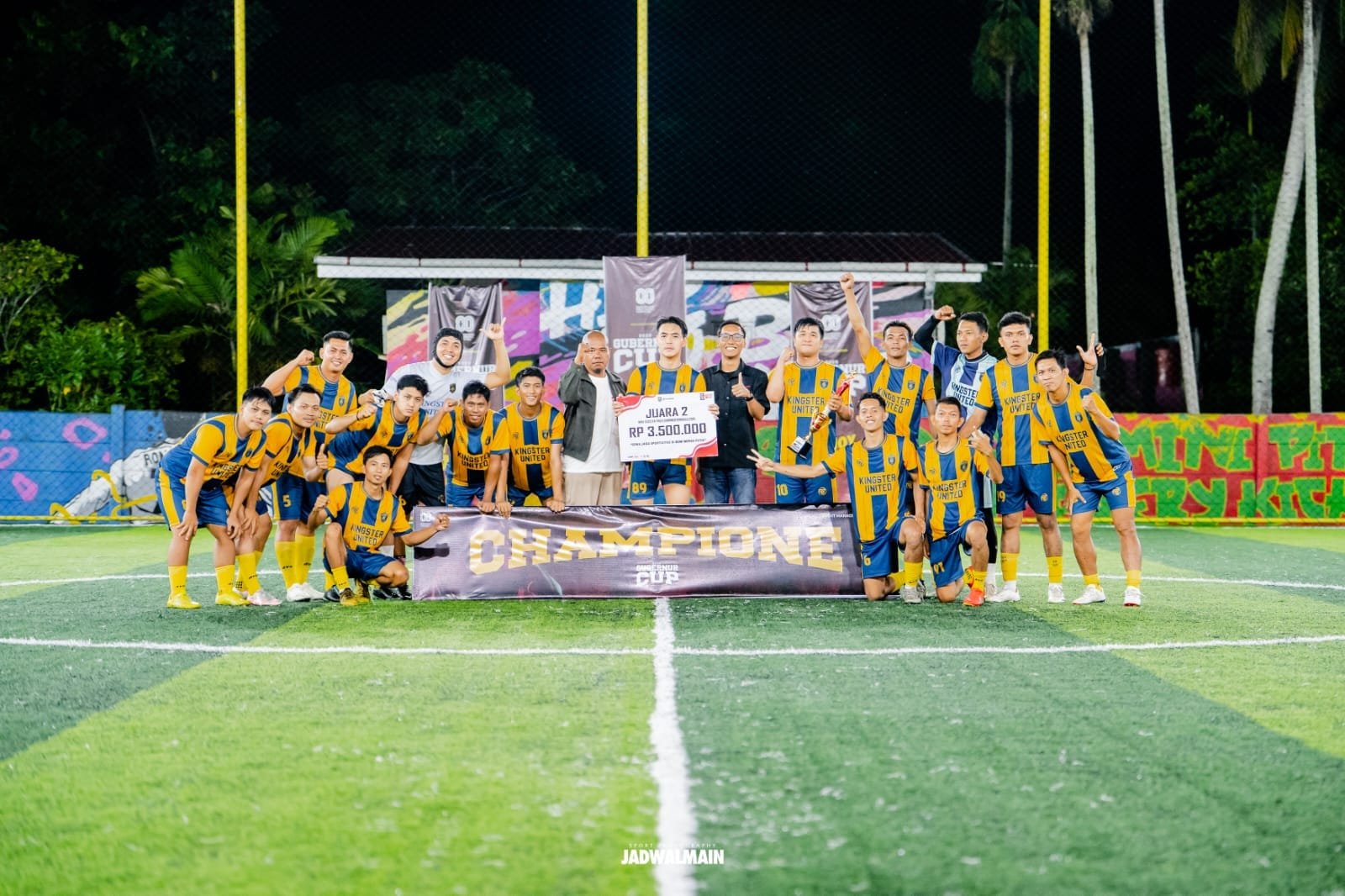 Polda Bengkulu Juara Turnamen Mini Soccer Piala Gubernur 2025