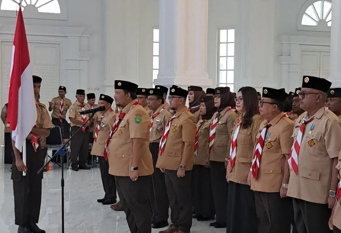 Ronny Tobing Dikukuhkan Sebagai Ketua Kwarcab 0704 Kota Bengkulu