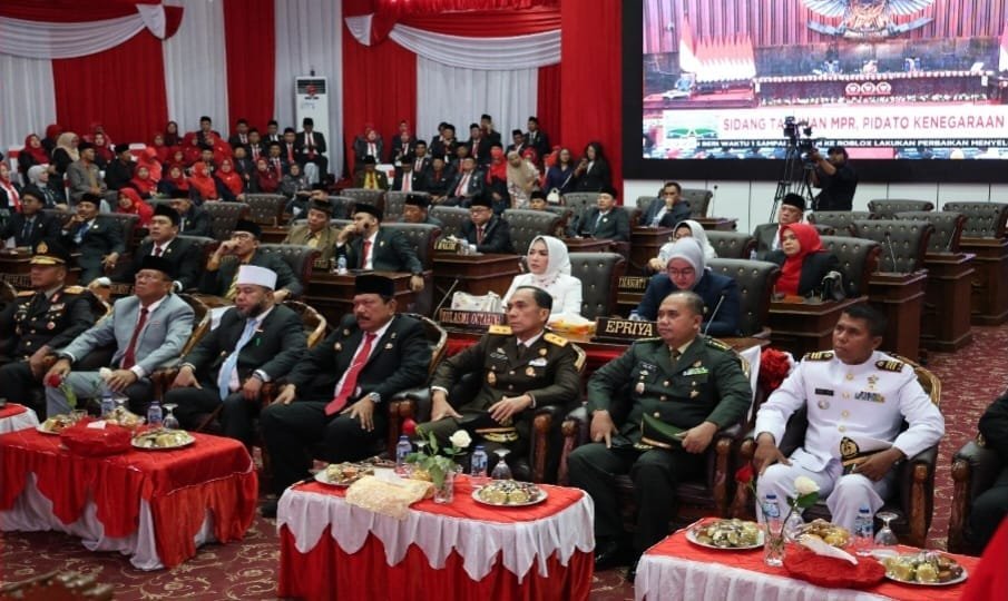 Kajati Bengkulu Hadiri Rapat Paripurna DPRD, Simak Pesannya di Momen Pidato Kenegaraan Presiden