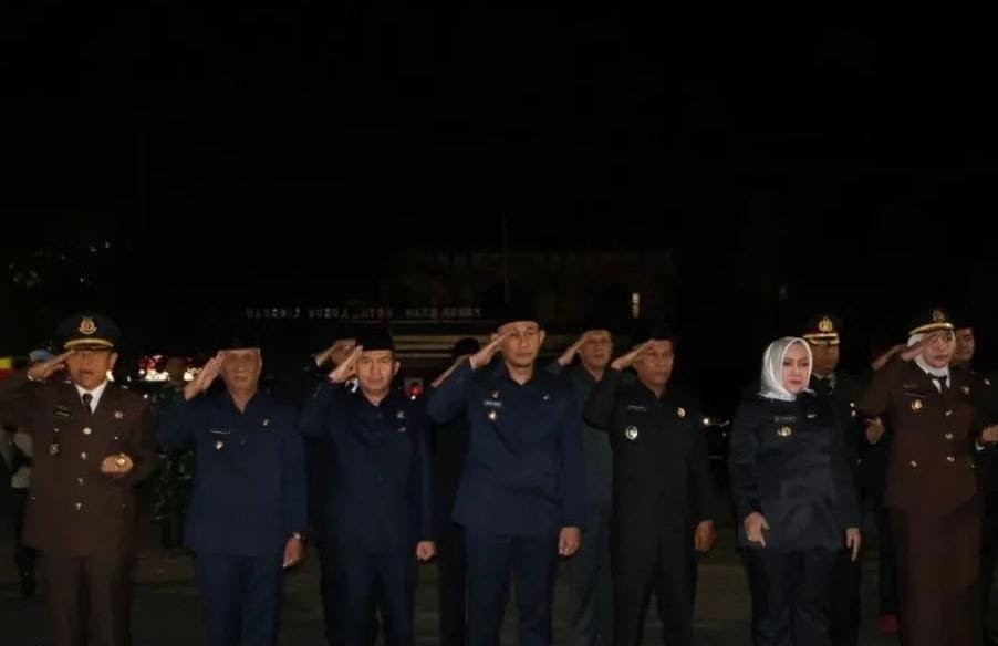 Wali Kota Lubuk Linggau Hadir dalam Apel Kehormatan dan Renungan Suci di TMP Patria Bukit Sulap