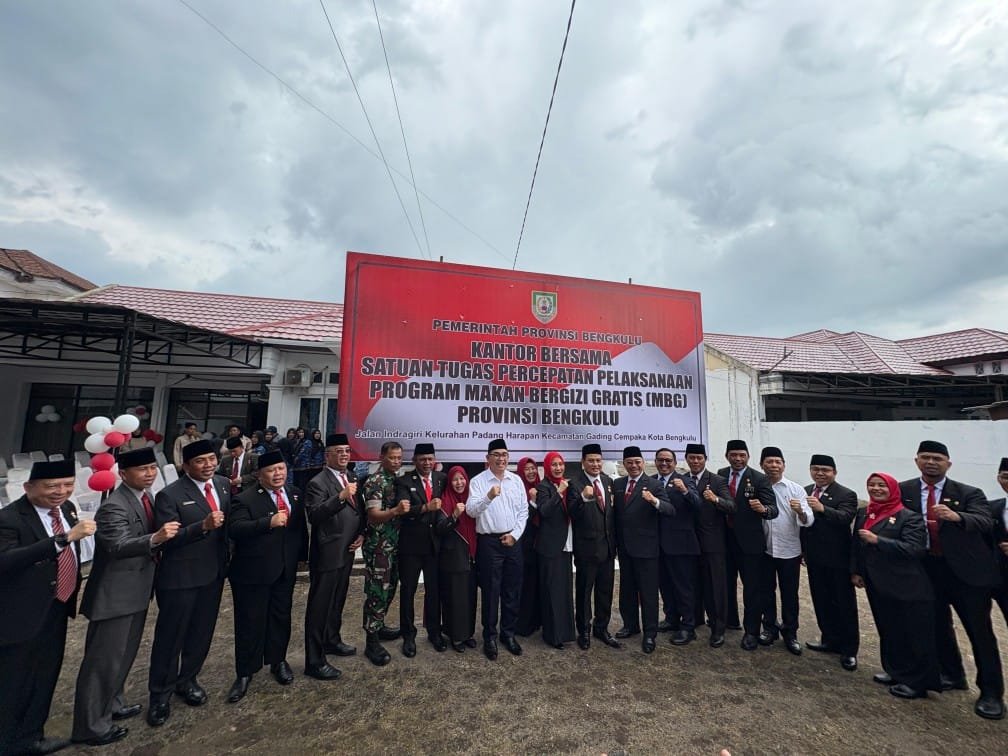 Gubernur Bengkulu Resmikan Kantor MBG untuk Percepatan Program Gizi